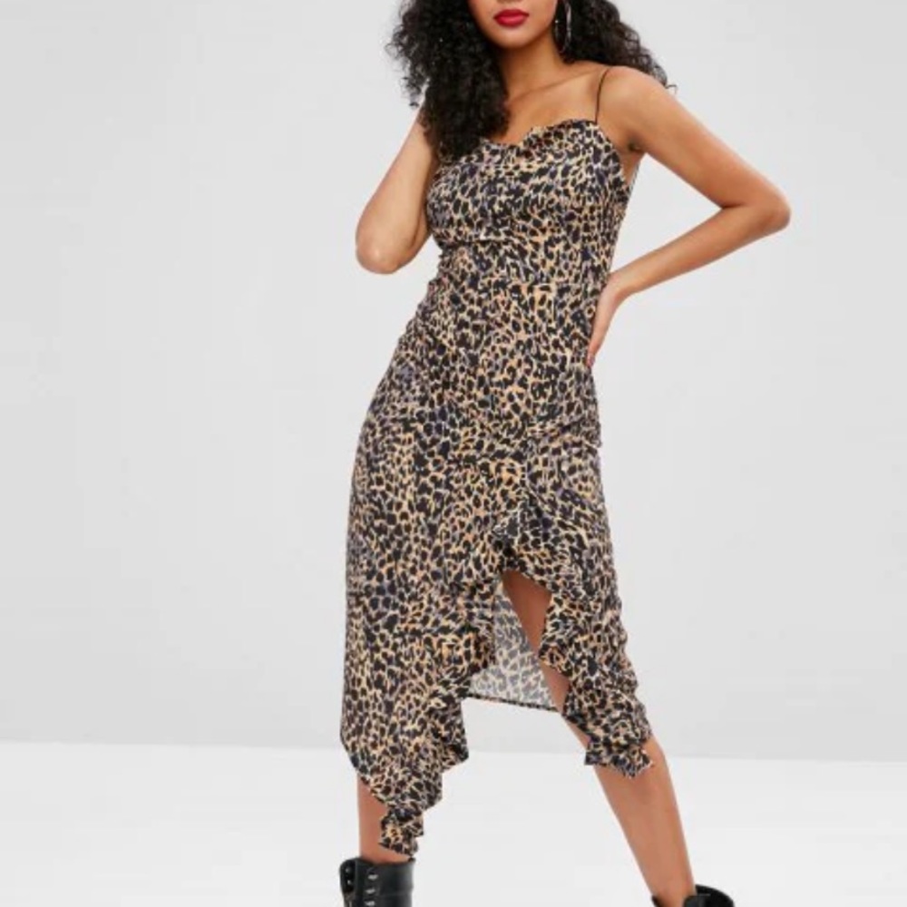 Cheetah print dress